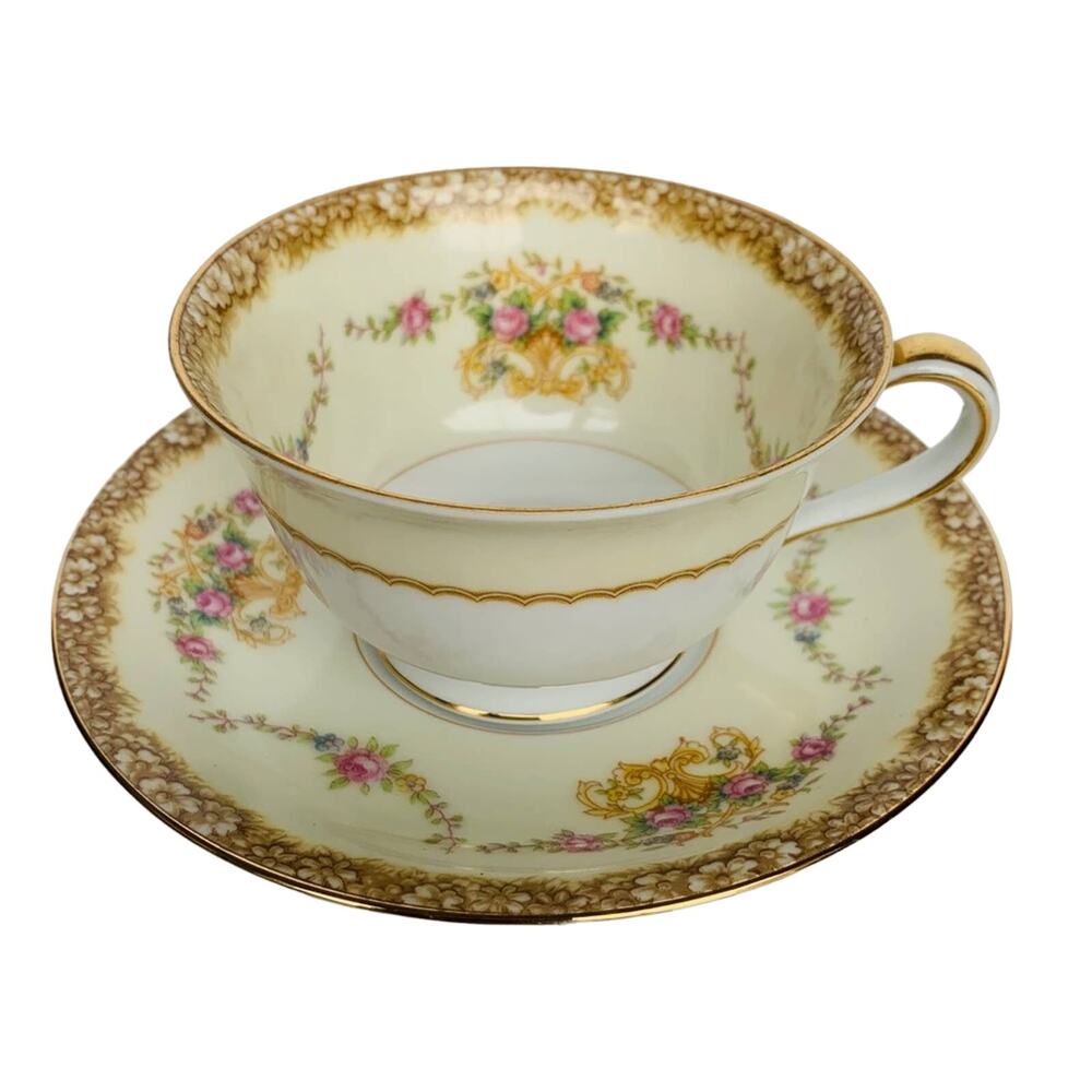 1933 Noritake China Teacup & Saucer